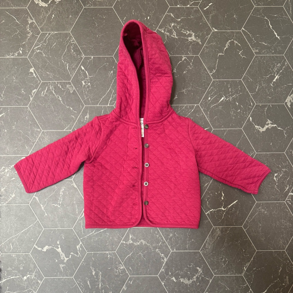 Carter’s Girls Quilted Button Up Sweater